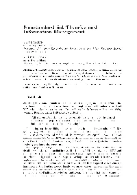 Nonstandard Set Theories and Information Management
