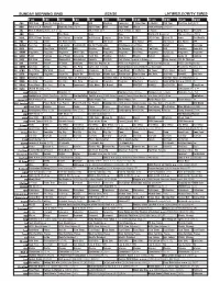 Sunday Morning Grid 5/24/20 Latimes.Com/Tv Times