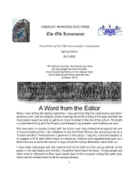 Autumn 2020 Newsletter
