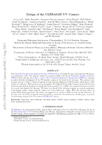 Design of the ULTRASAT UV Camera