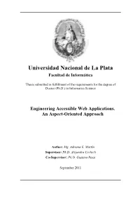 Engineering Accessible Web Applications