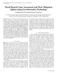Flood Hazard Cause Assessment and Their Mitigation Option Using Geo-Informatics Technology