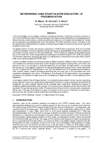 Ip Fragmentation