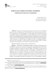 Portugal's Trees of Public Interest