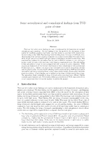 Some Astrophysical and Cosmological Findings from TGD Point of View