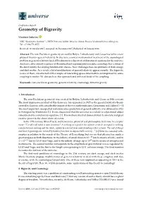 Geometry of Bigravity