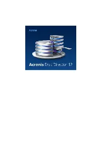 Acronis® Disk Director® 12 User's Guide