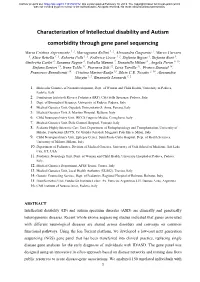 Characterization of Intellectual Disability and Autism Comorbidity Through Gene Panel Sequencing