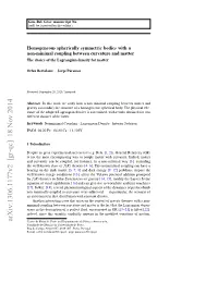 Homogeneous Spherically Symmetric Bodies with a Nonminimal Coupling
