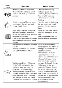 Large Loop Directions Prayer Points