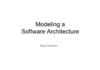 Modeling a Software Architecture