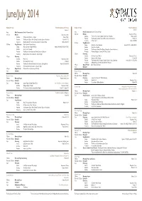 Service Schedule Beginning 22 June BASIC SHEET.Qxd