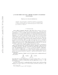 Arxiv:Math/0601483V1 [Math.CO] 19 Jan 2006 Rmwihtelsoxshuznegrte a Ededuced