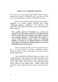 Chapter Two: Heathcliff Connection