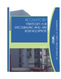 Denver Regional Council of Governments Regulatory Strategies for Encouraging Infill and Redevelopment