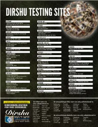 Dirshu Testing Sites