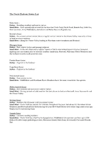 The Poole Harbour Status List