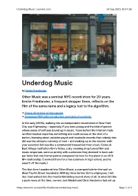 Underdog Music | Norient.Com 24 Sep 2021 10:47:38