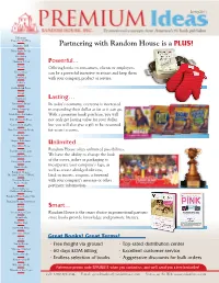 Partnering with Random House Is a PLUS!