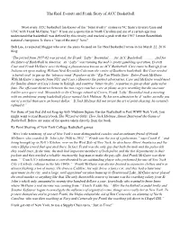 The Real Everett and Frank Story of ACC Basketball