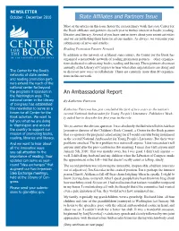 An Ambassadorial Report State Affiliates and Partners Issue