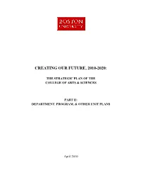 Creating Our Future, 2010-2020