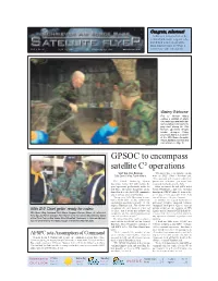 GPSOC to Encompass Satellite C² Operations Staff Sgt