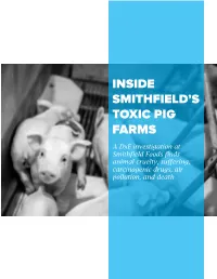 Inside Smithfield's Toxic Pig Farms