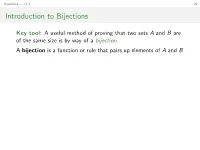 Introduction to Bijections