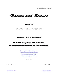 Nature and Science
