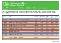 Area 7 Local Bus Travel Guide for Hucknall, Sutton, Kirkby And