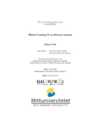 Photon Counting X-Ray Detector Systems