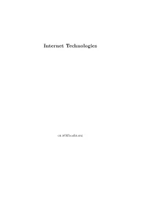 Internet Technologies