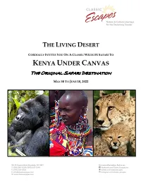 Itinerary and Conditions, Pricing, Registration & Deposit Form