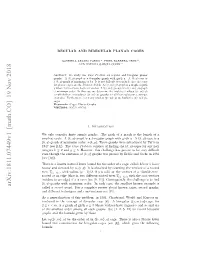 Regular and Biregular Planar Cages