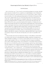 'Resurrecting the Dead in Anne Michaels's Fugitive Pieces'