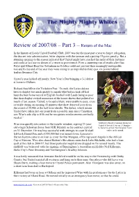 Review of 2007/08 – Part 3 – Return of the Mac