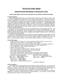 Technical Data Sheet
