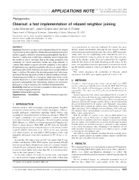 BIOINFORMATICS APPLICATIONS NOTE Doi:10.1093/Bioinformatics/Btl478