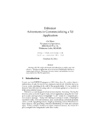 Editomat: Adventures in Commercializing a Tcl Application