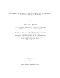 Mitigating Misbehavior in Wireless Networks: a Game Theoretic Approach