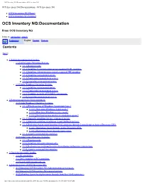 OCS Inventory NG:Documentation - OCS Inventory NG
