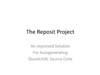 The Reposit Project