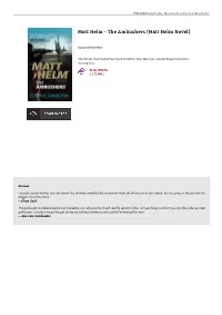 Book &lt; Matt Helm