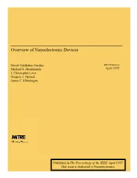 Overview of Nanoelectronic Devices