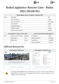 Robocupjunior Rescue Line - Rules 2021 (Draft 01)