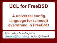 UCL for Freebsd