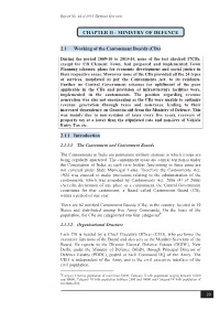 Chapter Ii : Ministry of Defence