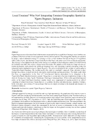 Local Tourism? Why Not! Integrating Tourism Geographic Spatial in Ngawi Regency, Indonesia