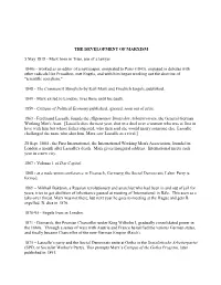 The Development of Marxism